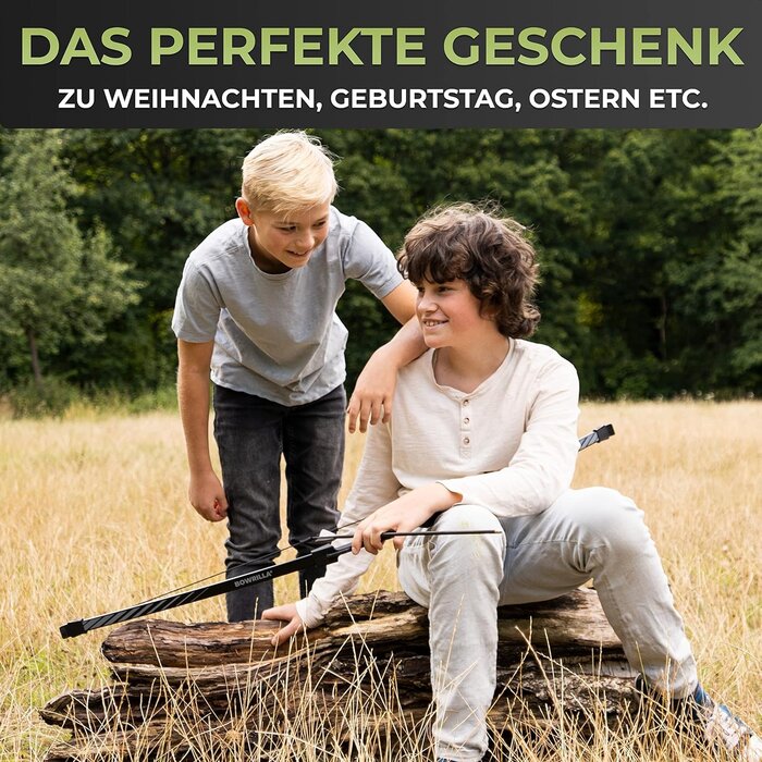 Kinder Pfeil & Bogen Set für Anfänger (8-15 Jahre) | Jetzt bis zu 35% günstiger!
