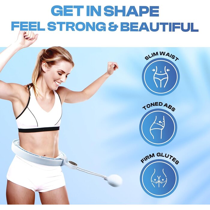 Smarter Hula Hoop mit Gewicht (70-110 cm) - Jetzt bis zu 35% günstiger!