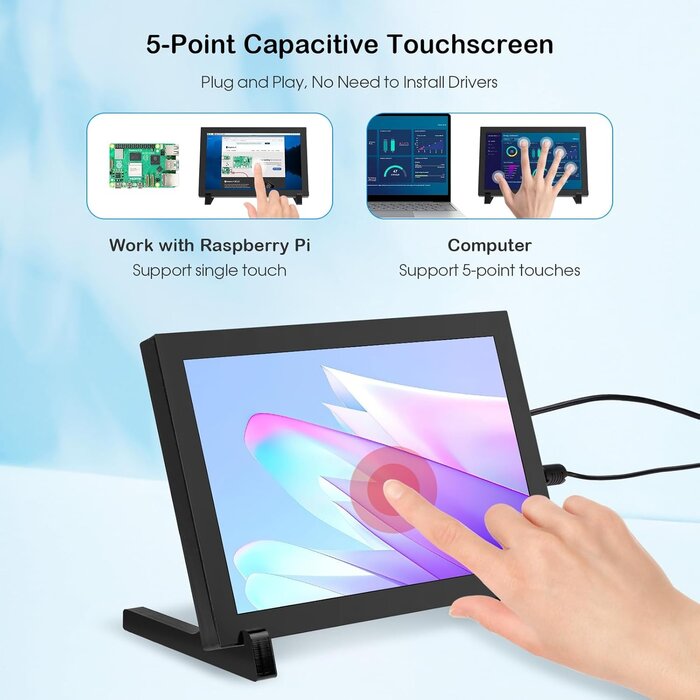 8 Zoll HD Touchscreen Monitor für Raspberry Pi - bis zu 35% Rabatt!