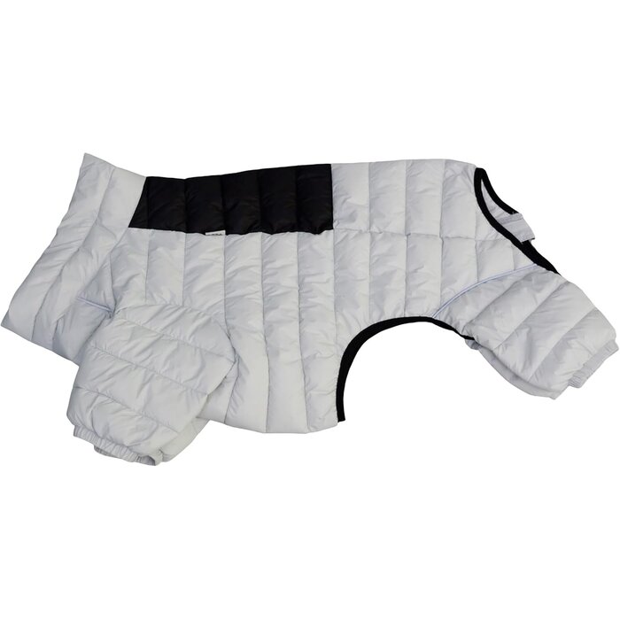 Warmer 4-Bein Hundemantel, Off-White, wasserdicht & reflektierend - Bis zu 35% Rabatt!