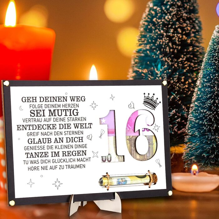 Geldgeschenk Bilderrahmen 50. Geburtstag für Männer & Frauen - bis zu 35% reduziert