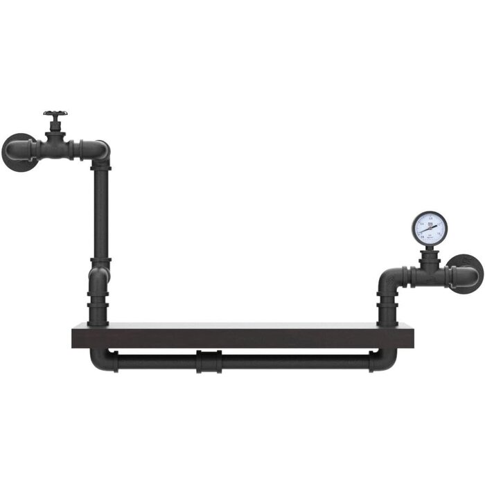 Industrielles Vintage Wandregal (70x40cm) - Jetzt bis zu 35% sparen!