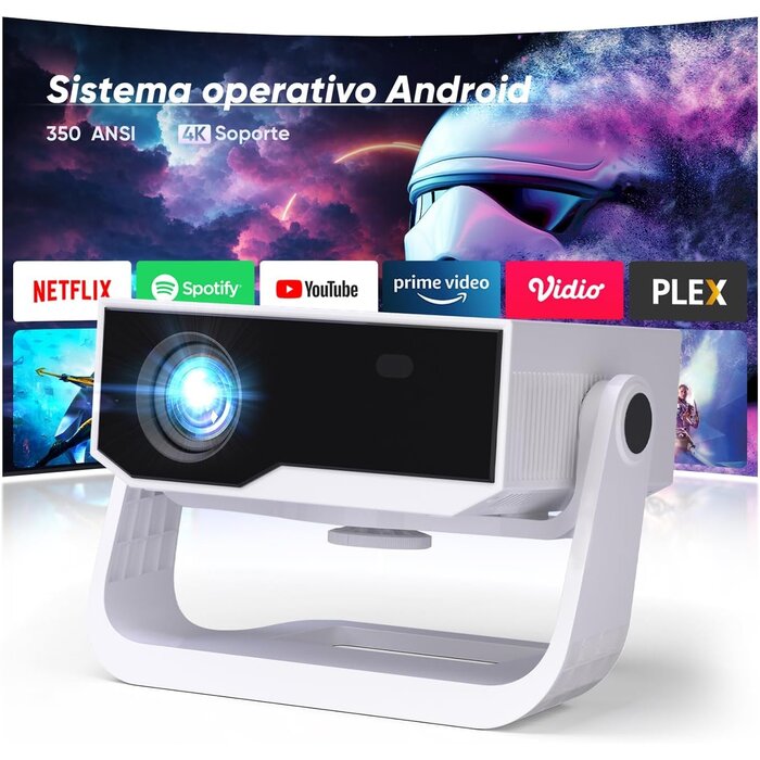 Tragbarer Full HD Videoprojektor mit Android & WiFi6 - Jetzt bis zu 35% günstiger!