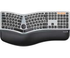 Ergonomische QWERTZ Split Funktastatur mit Handballenauflage - Bis zu 35% reduziert!