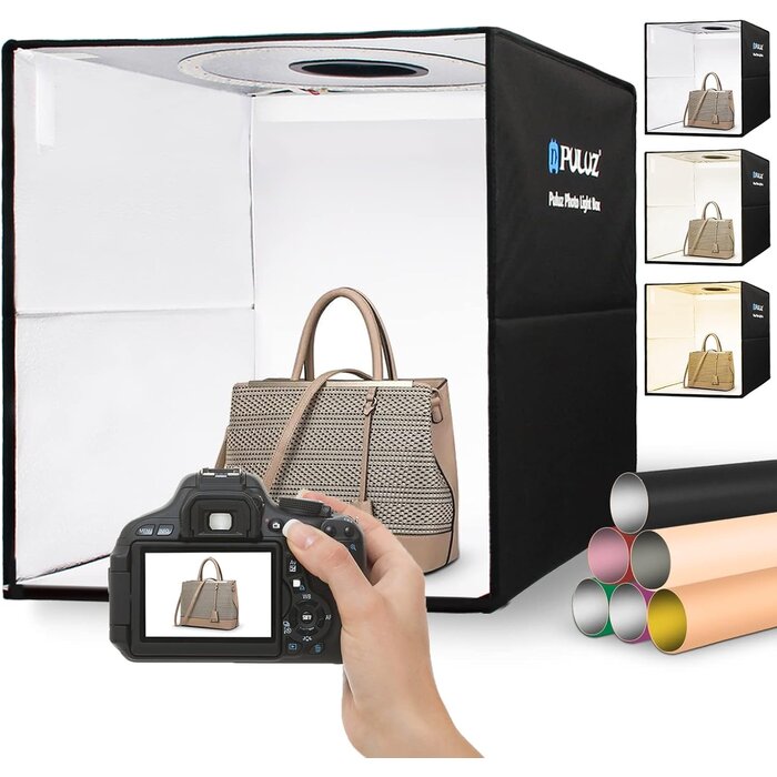 Fotostudio Lichtbox 40x40cm, dimmbar - Jetzt bis zu 35% günstiger!