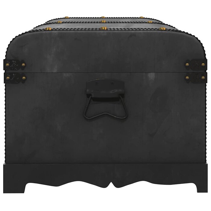 Deckenkiste Schwarz Sperrholz 90x51x42 cm - Bis zu 35% Rabatt!