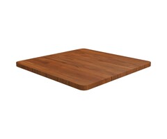 Quadratische Eichentischplatte 60x60cm dunkelbraun - bis zu 35% reduziert!
