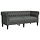 Chesterfield 2-Sitzer Sofa Dunkelgrau - Bis zu 35% Rabatt!