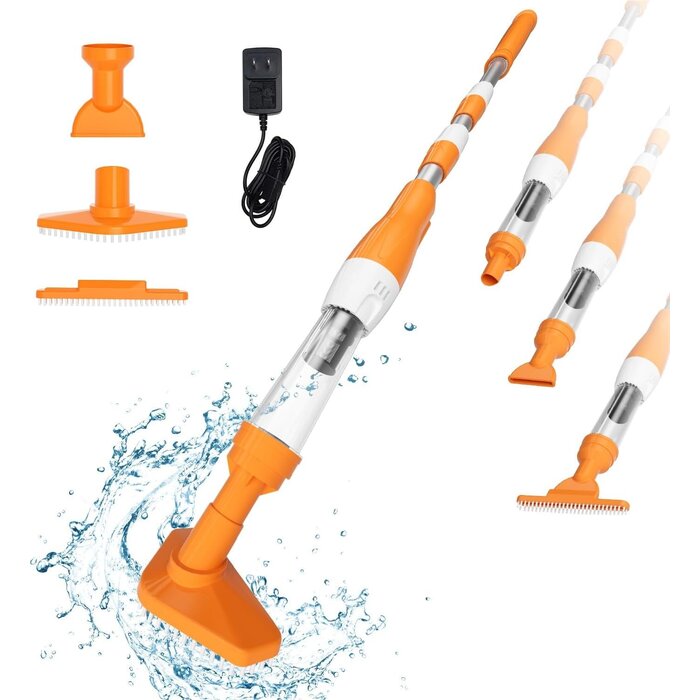 Kabelloser 3-in-1 Poolstaubsauger mit Griff - Jetzt bis zu 35% sparen!