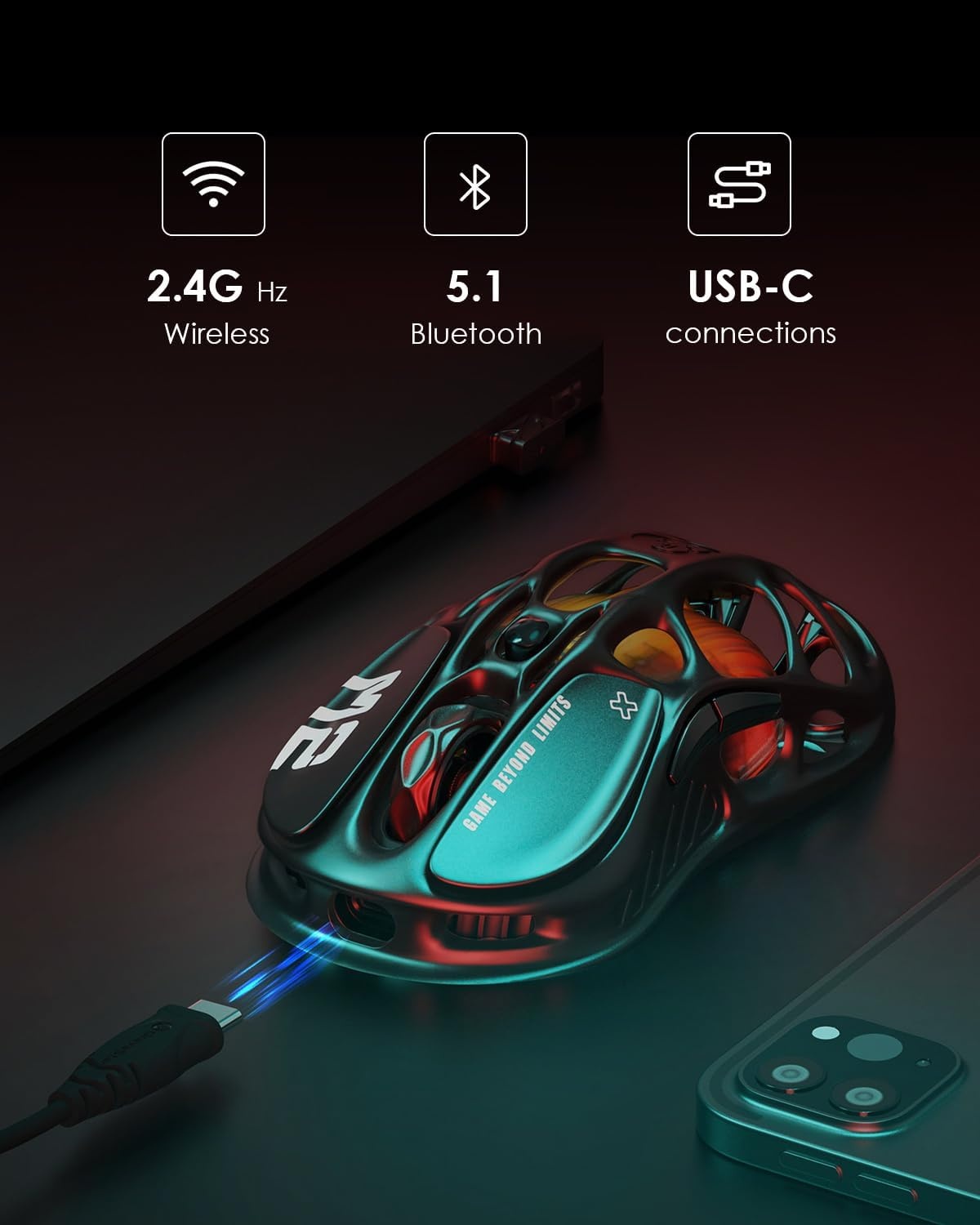 Gaming-Maus mit 26.000 DPI, Hohl-Design & RGB - bis zu 35% Rabatt sichern!