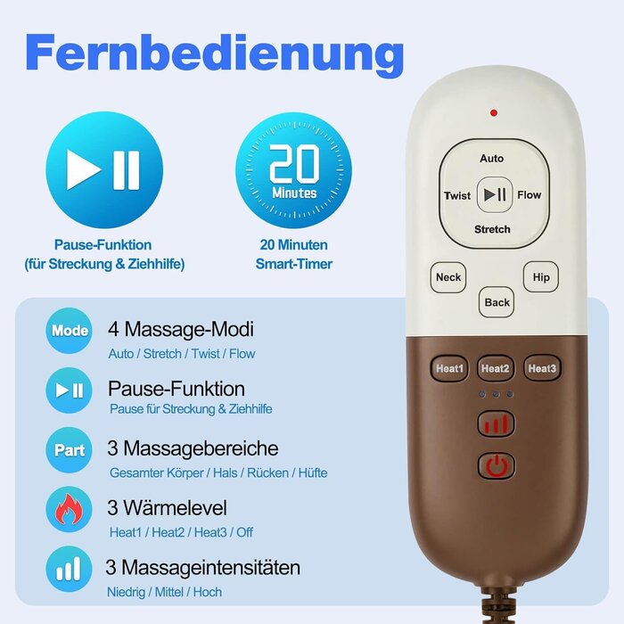 3D-Ganzkörper-Massagematte mit Heizung & Traktion - Bis zu 35% Rabatt!