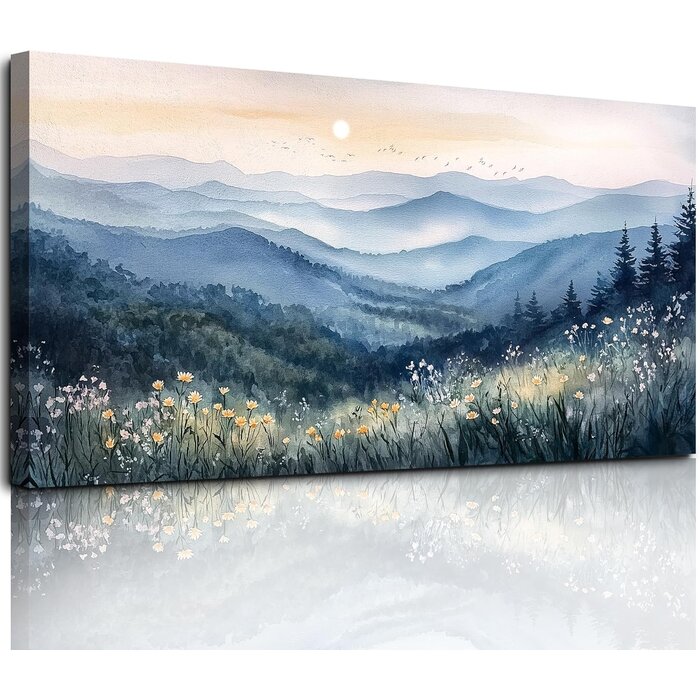 3-teiliges Leinwandbild-Set rote Blumen (50x70 cm) - Bis zu 35% günstiger!