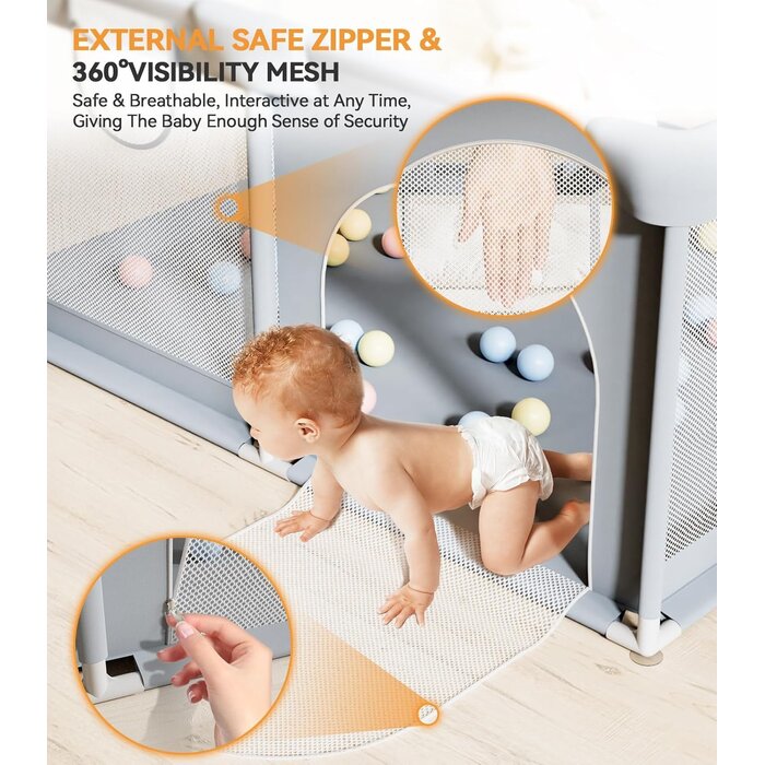 Laufstall 130x130cm - Sicherer Spielplatz für Babys | Bis zu 35% Rabatt!