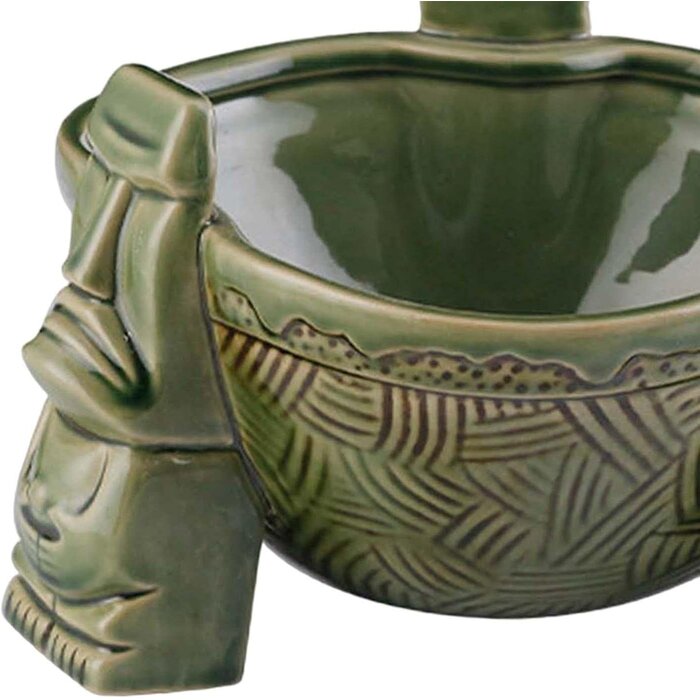 Tiki Cocktail Bowle Grün 1000ml Keramik - Jetzt bis zu 35% günstiger!