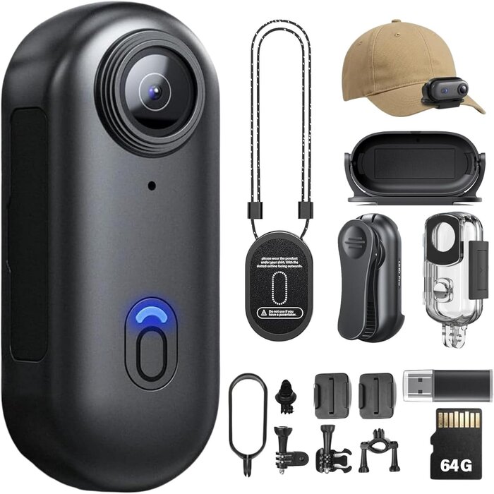 4K Bodycam mit Audio/Video, 64GB - Bis zu 35% reduziert!