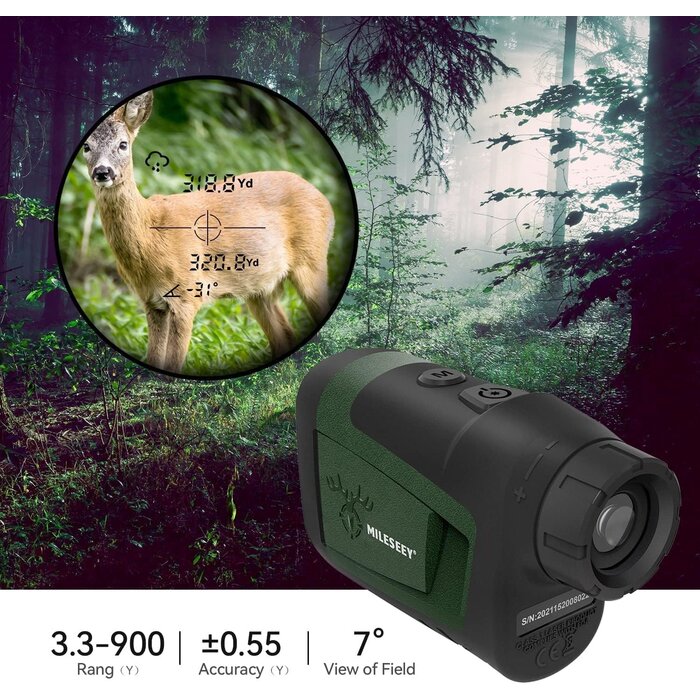 Laser-Entfernungsmesser 800m für Jagd & Bogenschießen - Bis zu 35% Rabatt