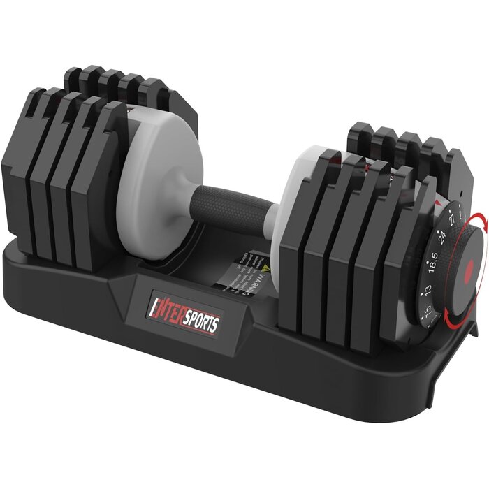 Outlet Deal: Verstellbare Kurzhantel 2-27 kg mit rutschfestem Griff - Bis zu 35% günstiger!