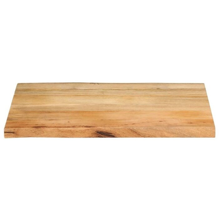 Massive Mangoholz-Tischplatte 70x60 cm Naturkante - Bis zu 35% Rabatt!