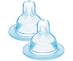 Baby-Flaschensauger, Gr. 1, SkinSoft Silikon, 2er-Pack - Bis zu 35% Rabatt!