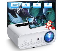 Full HD 1080P Beamer mit 15000 Lux, 5G WLAN & BT - Bis zu 35% Rabatt!