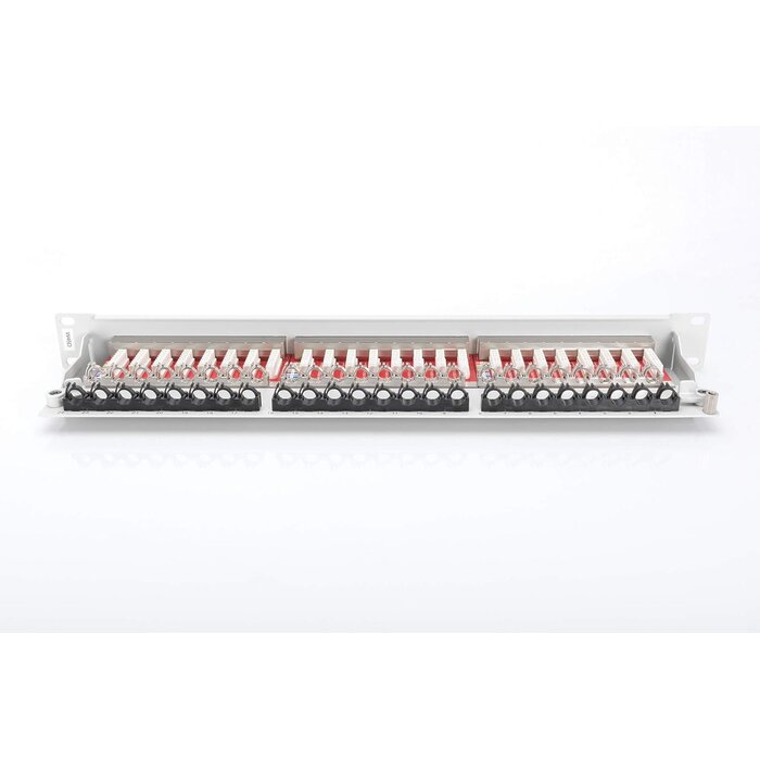 Patchpanel 19 Zoll Cat-6A, 24-Port RJ45 - bis zu 35% günstiger!