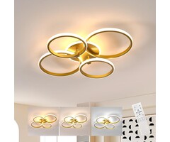 LED Deckenleuchte modern Gold dimmbar - Bis zu 35% Rabatt!