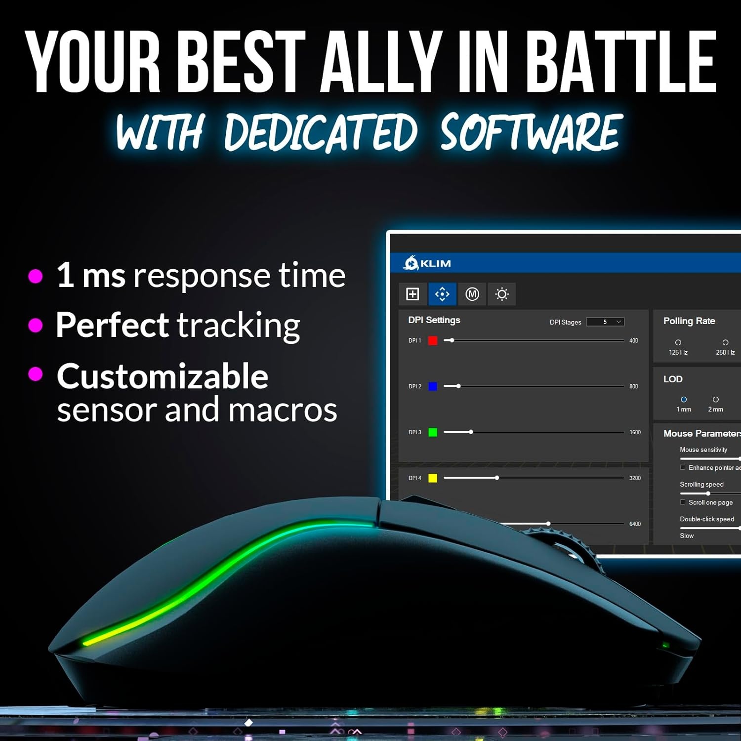 Kabellose Gaming-Maus mit Ladestation & RGB-Licht - Jetzt bis zu 35% günstiger!