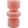 Moderne Geometrische Glasvase Rosa 18cm - Jetzt bis zu 35% reduziert!