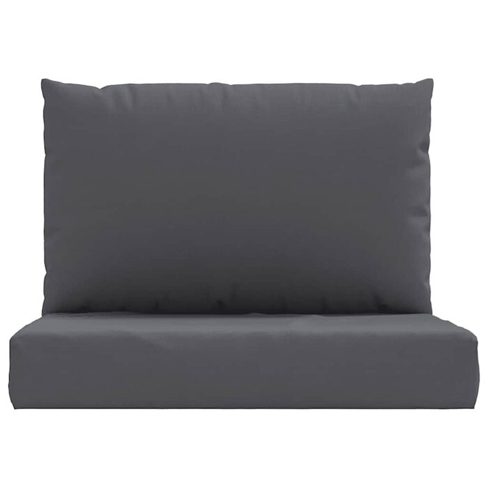 Palettenkissen-Set, 2-tlg., Oxford-Stoff, Anthrazit - bis zu 35% Rabatt