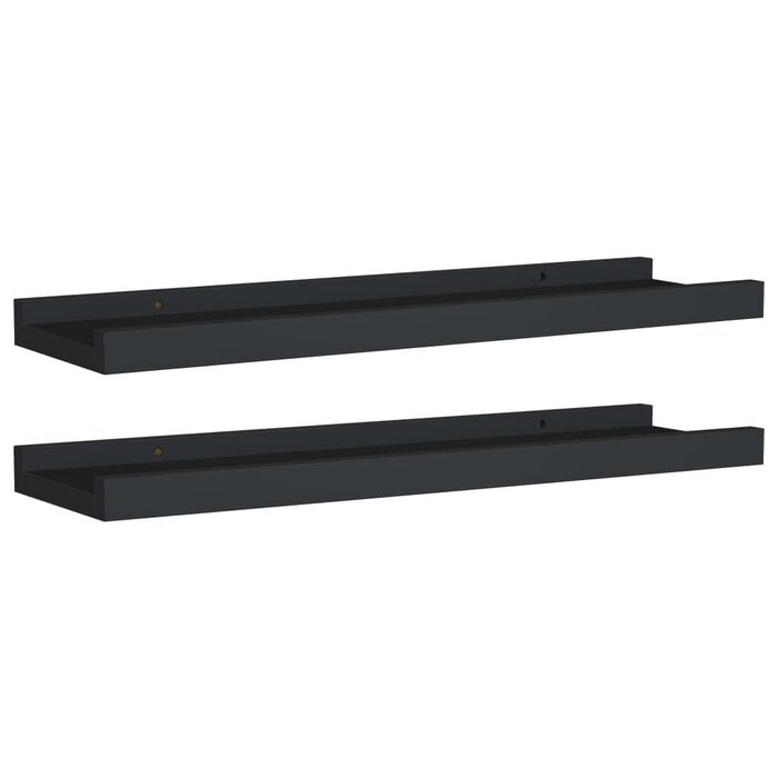 2er-Set Bilderleisten Schwarz 40 cm - Stilvoll & bis zu 35% Rabatt