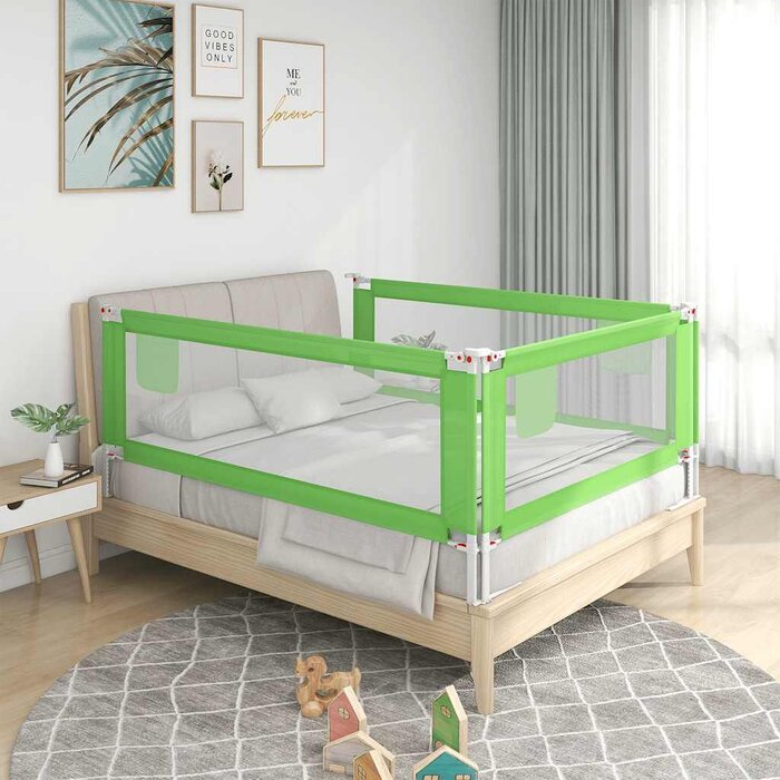 Bettgitter für Kleinkinder 100x25 cm, Grün - Sparen Sie bis zu 35%