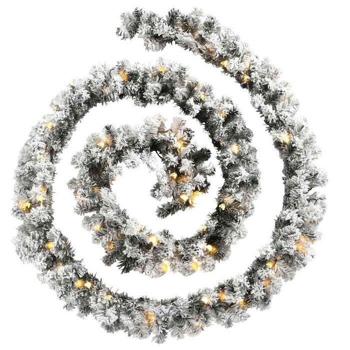 Weihnachtsgirlande mit LED-Beleuchtung, 10 m, bis zu 35% Rabatt