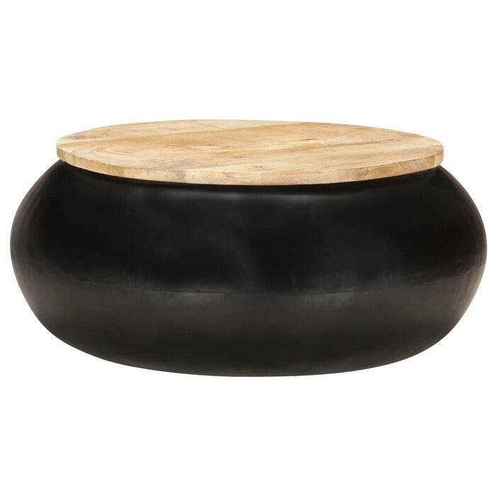 Couchtisch aus massivem Mangoholz - 68x68x30 cm - bis zu 35% Rabatt