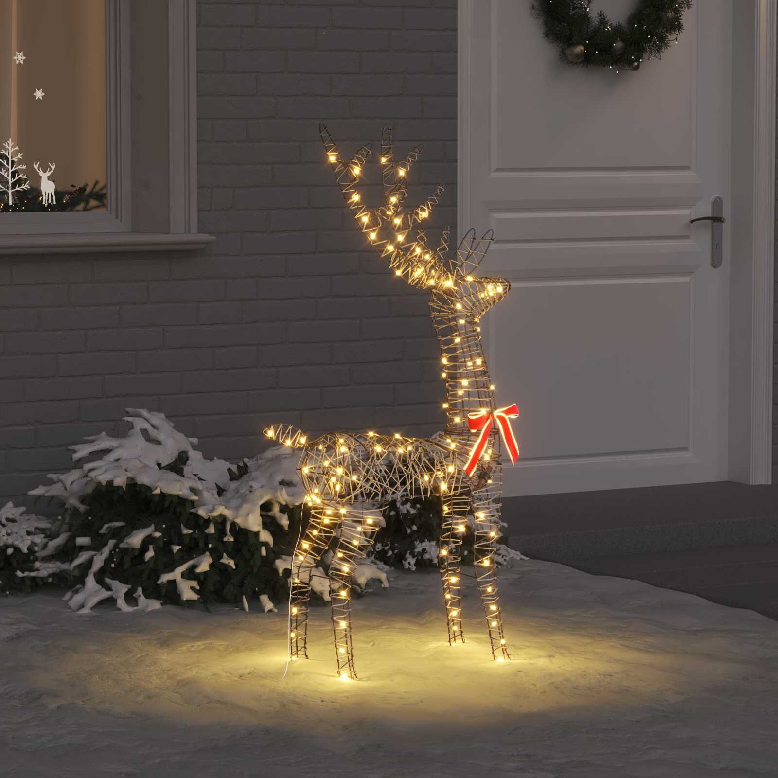 3D Rentier-Figur 128cm mit LED - Festliche Deko bis zu 35% Rabatt
