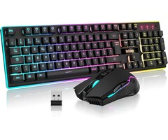 Kabelloses Gaming Tastatur & Maus Set AZERTY - Bis zu 35% Rabatt
