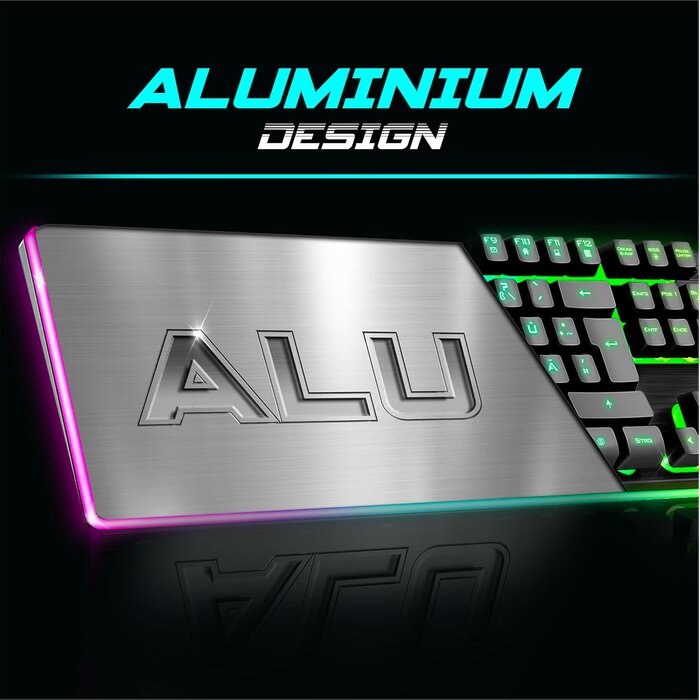 Kabelloses Gaming-Set: Tastatur & Maus, QWERTZ, RGB, bis zu 35% Rabatt