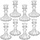 8-tlg. Glaskerzenhalter Set - Transparent & Elegant - Sparen Sie bis zu 35 %