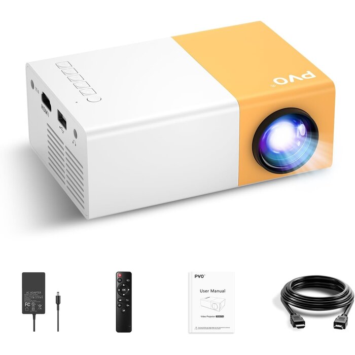 Tragbarer Mini LED-Beamer Full HD - Jetzt bis zu 35 % Rabatt sichern
