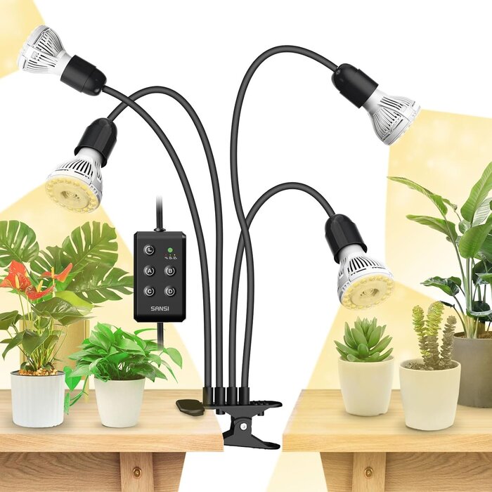 Vollspektrum LED-Pflanzenlampe 40W mit Timer - bis zu 35% Rabatt