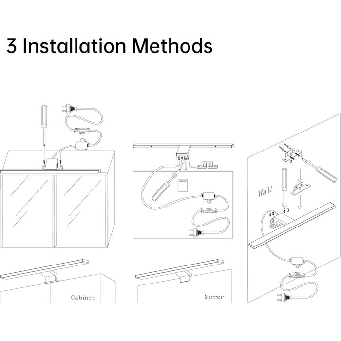 LED-Spiegelleuchte 40 cm, 10W neutralweiß, IP44 - Outlet bis zu 35% Rabatt