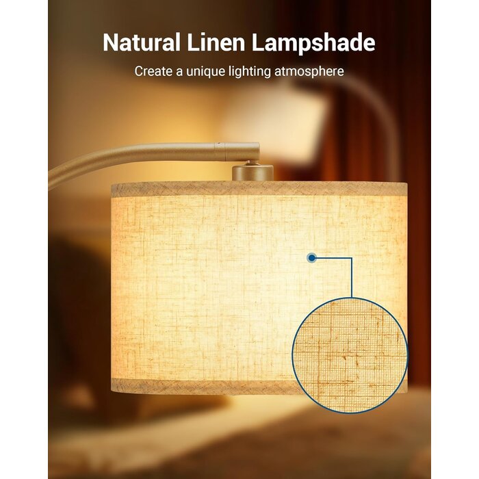 Elegante Bogenlampe in Gold - 161 cm - Outlet-Angebot bis zu 35% Rabatt