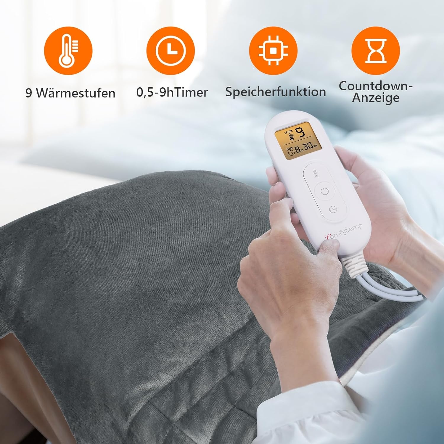 Elektrisches Wärmekissen gegen Muskelschmerzen - jetzt bis zu 35 % Rabatt