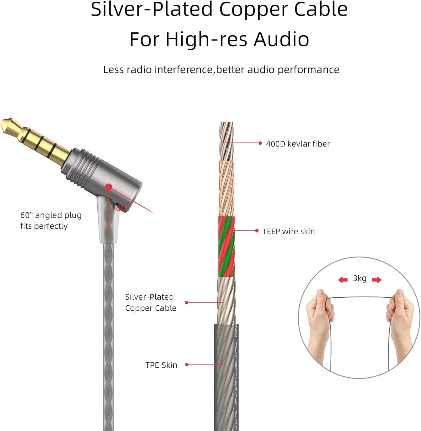 HiFi In-Ear-Kopfhörer mit Mikrofon - Braun - Jetzt bis zu 35% Rabatt