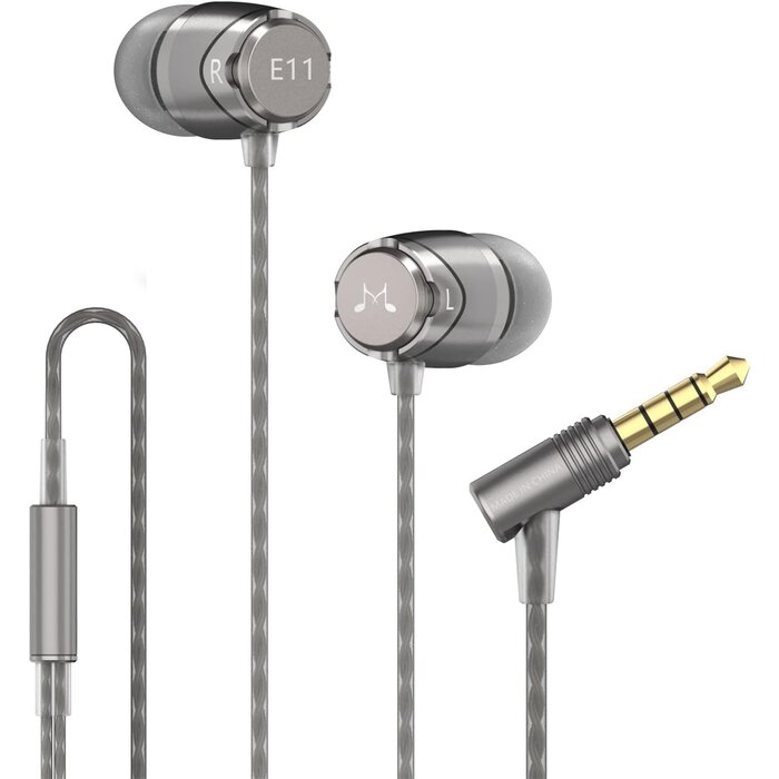 HiFi In-Ear-Kopfhörer mit Mikrofon - Braun - Jetzt bis zu 35% Rabatt