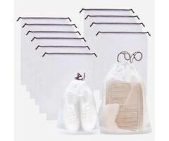 10-tlg. Schuhbeutel Set, wasserdicht, transparent - bis zu 35 % Rabatt!