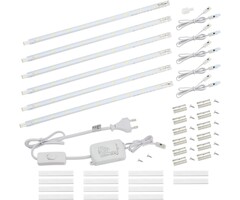 6-tlg. LED-Unterbauleuchten-Set, 760lm, 4000K - jetzt bis zu 35% sparen