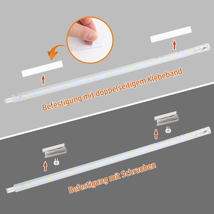 6-tlg. LED-Unterbauleuchten-Set, 760lm, 4000K - jetzt bis zu 35% sparen