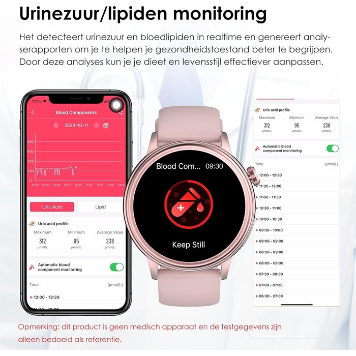 Smartwatch mit EKG & Telefonie - Hochauflösend - Jetzt bis zu 35% sparen
