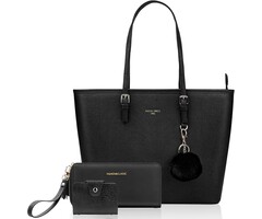 Elegante Damen Laptop-Tasche (15,6 Zoll) - Schwarz - bis zu 35% Rabatt