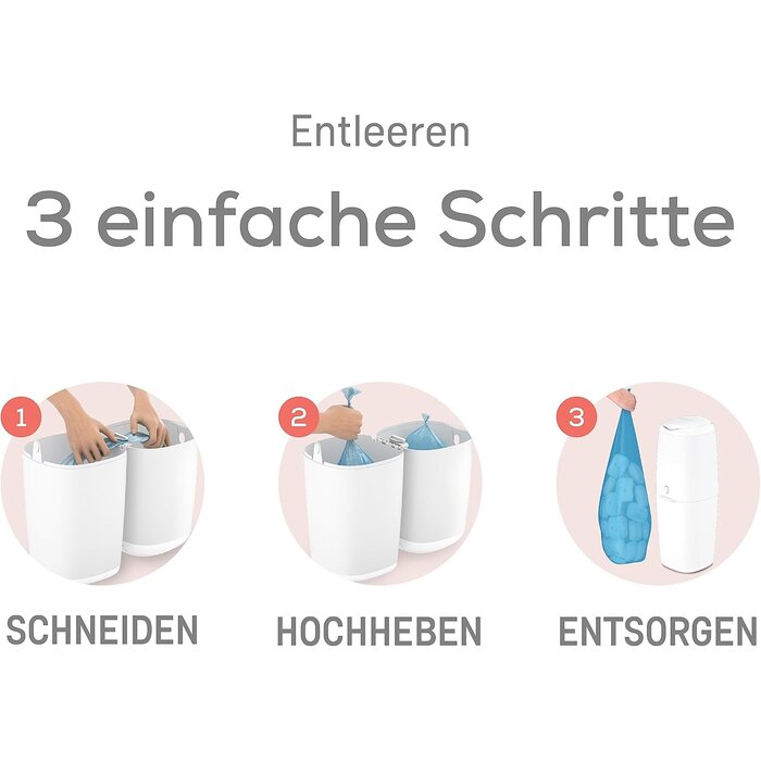 Windeleimer Classic XL - Geruchsdicht & rückenschonend - bis zu 35% Rabatt